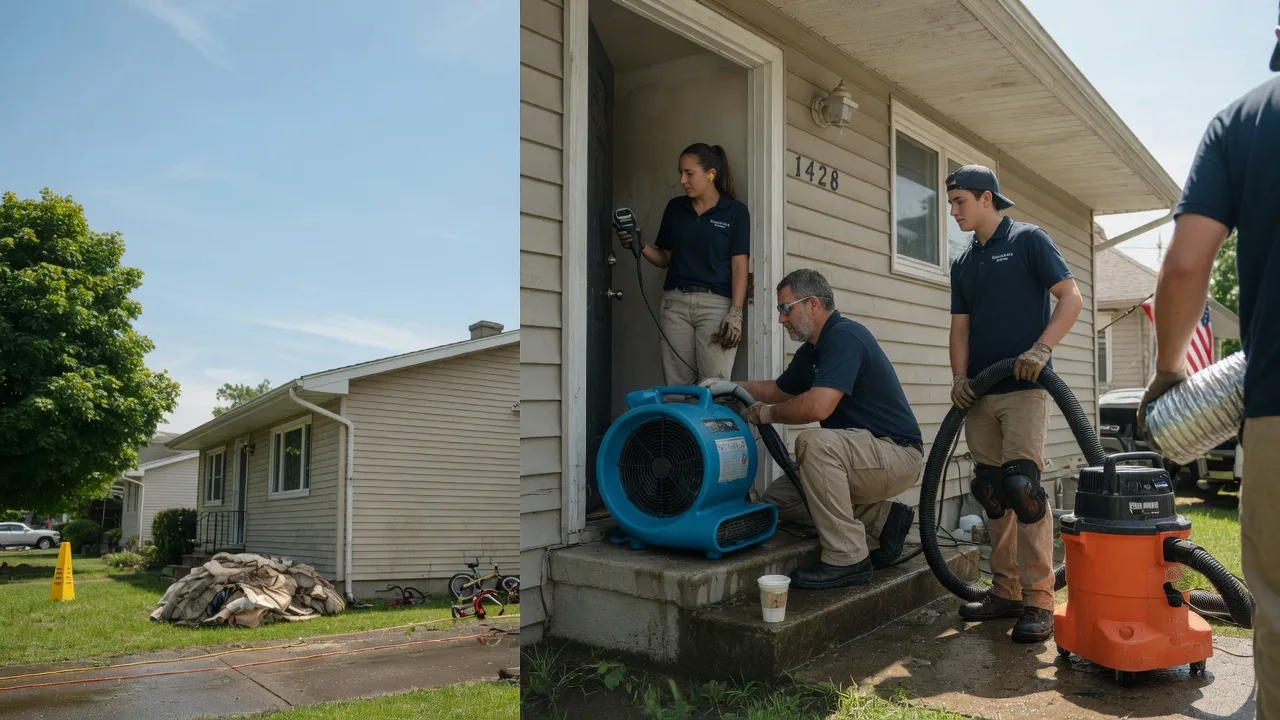 Water Damage Restoration in Divernon, IL near me